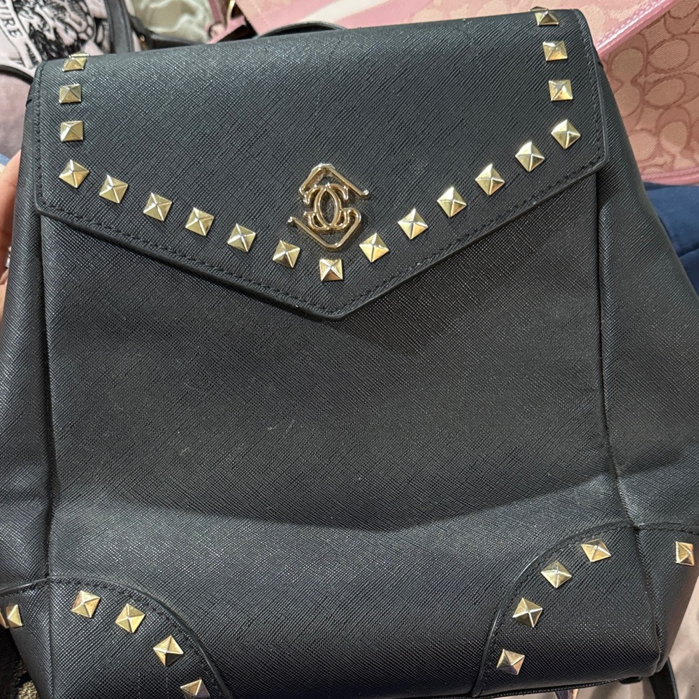 Black Studded Women's Bag
